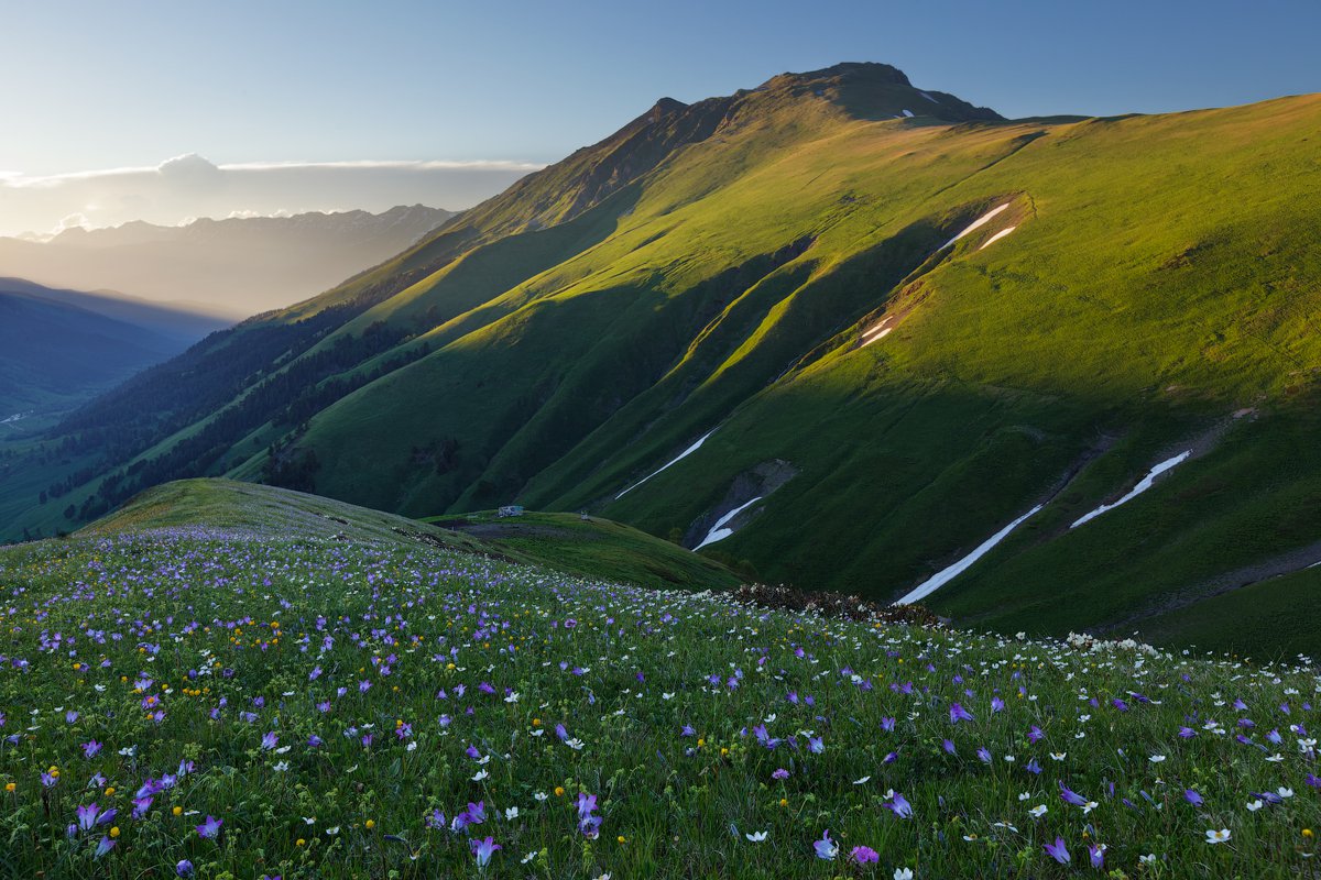 Горы Кавказа Архыз июнь