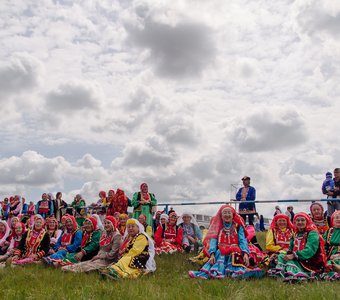 Парад башкирских национальных костюмов