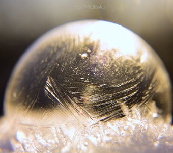 Замороженный мыльный пузырь.