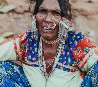 Портрет индийской женщины