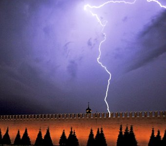 Гроза в центре Москвы