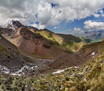 Панорама Казбека