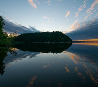 Закат на Каме