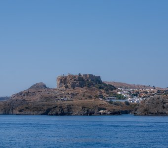 Акрополь Линдоса с воды