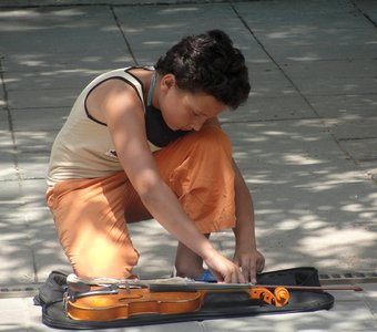 Юный скрипач