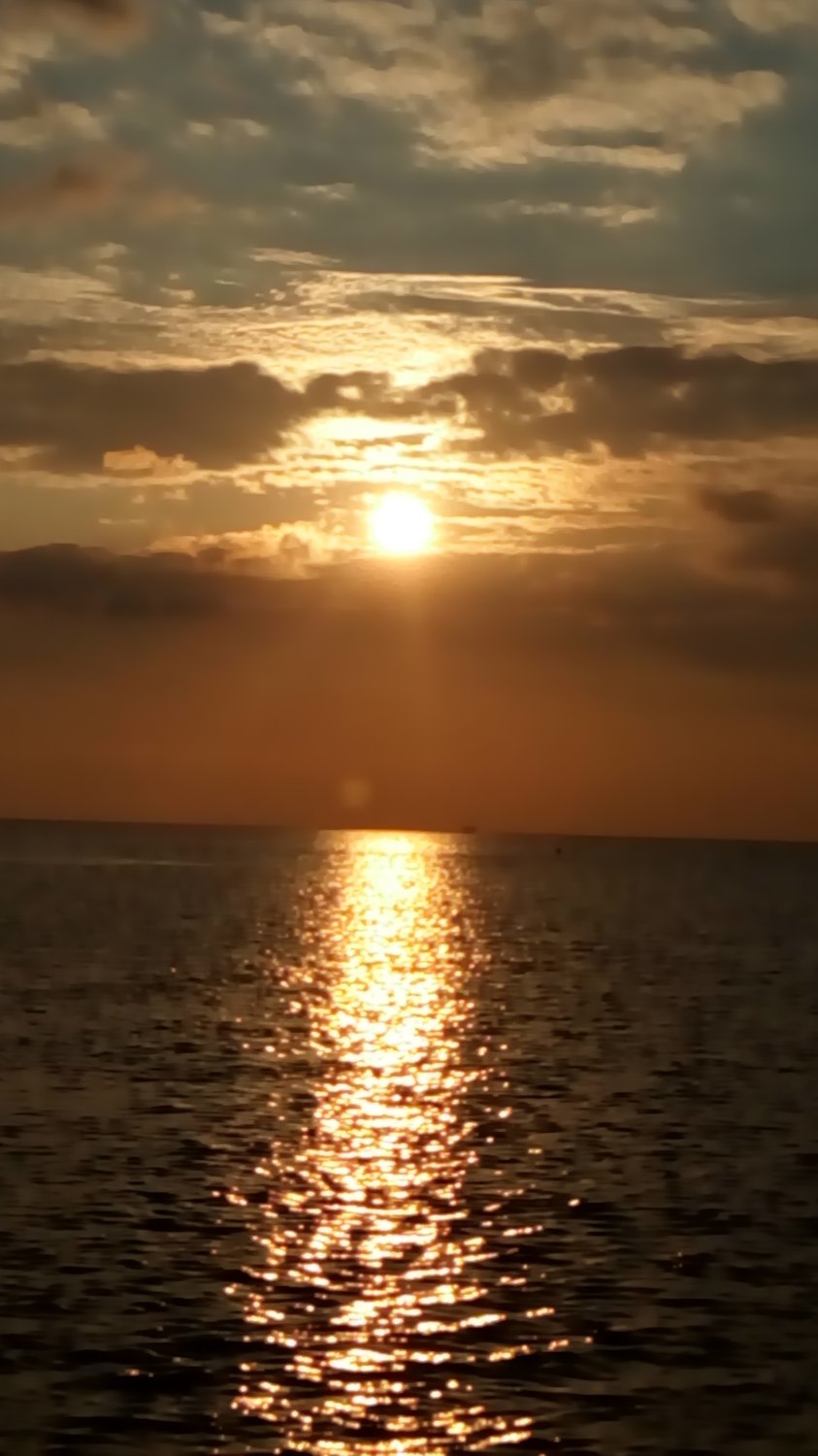Закат.