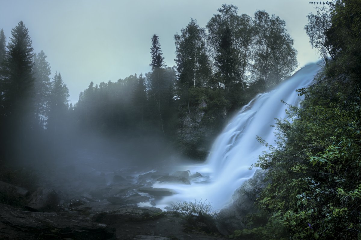 Водопад на реке Пещёрка — Фото №259771