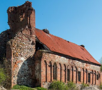 Руины кирхи в с. Кумачёво