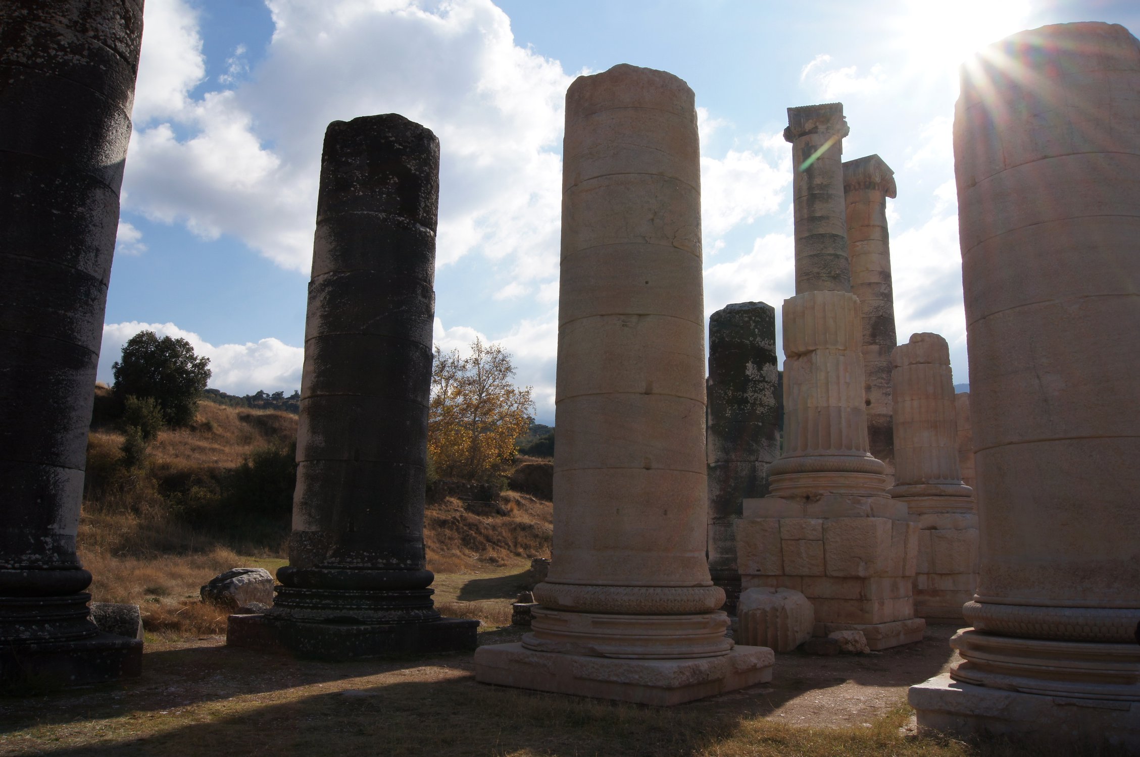 Колонны храма Артемиды в Сардах