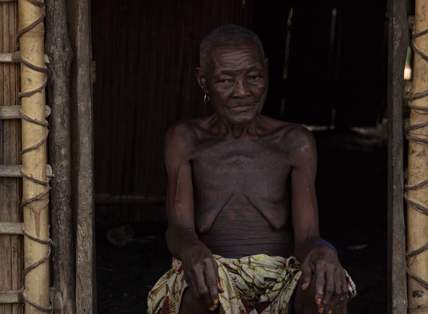 Женщина из племени холли. Бенин