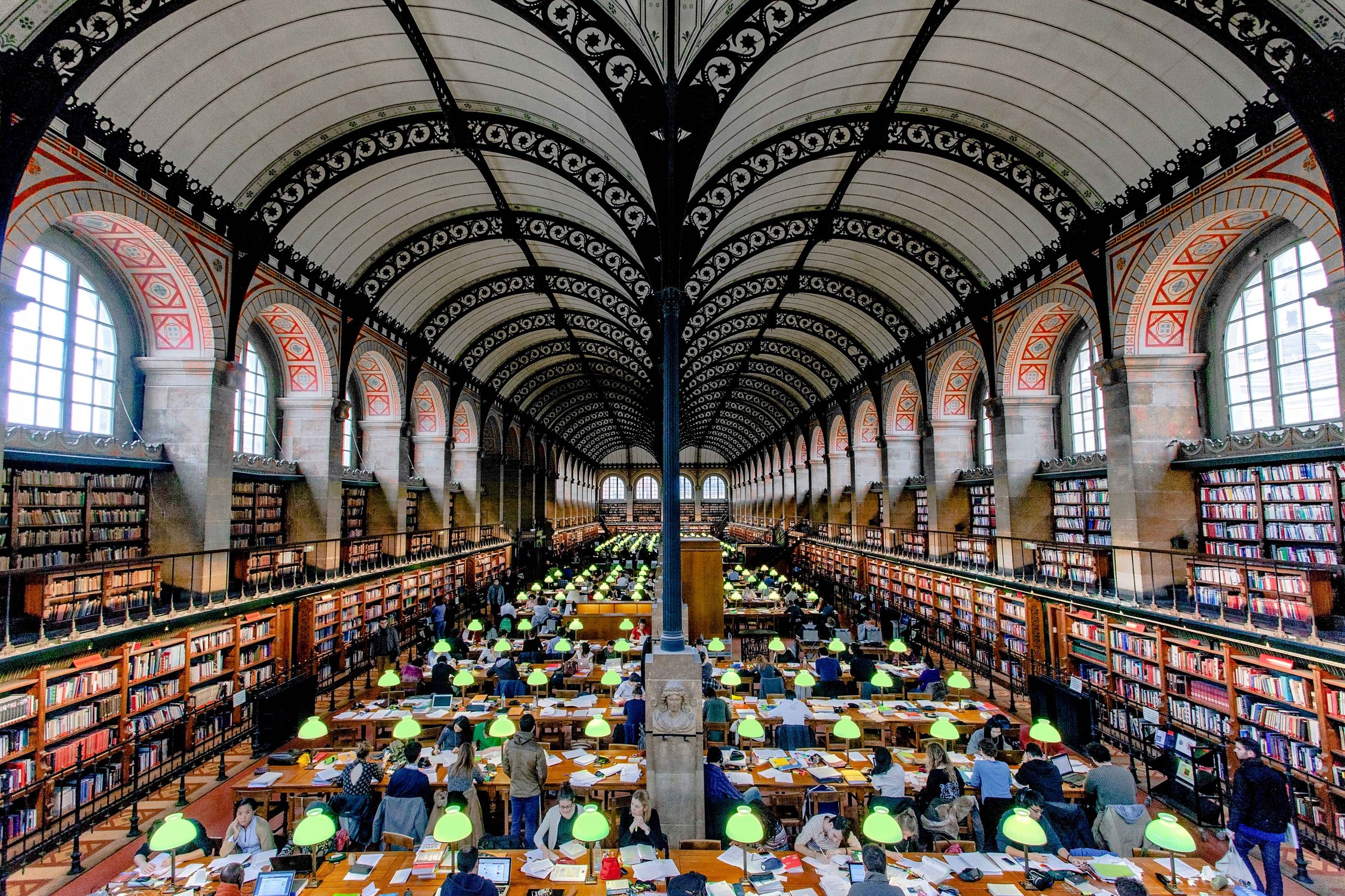 Bibliothèque Sainte-Geneviève, Париж, Франция