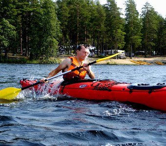 "Эскимос" на морском каяке