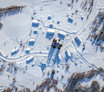 Пряничные домики в снежной глазури