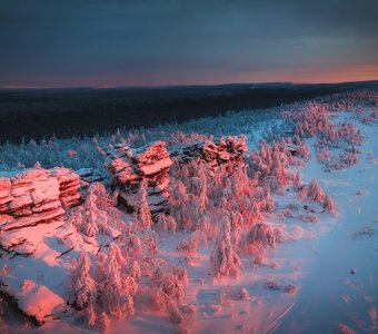 Закат на Крестовой горе