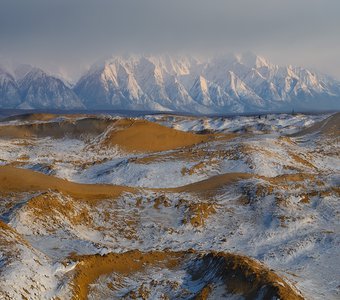 Наступает весна на Чарских песках