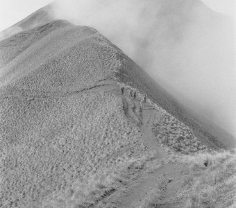 Тропинка в горах Чечни 2. Ноябрь 1990 года