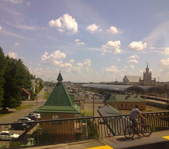 Вид на вокзал в Бресте