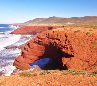 арки пляжа Легзира, Марокко