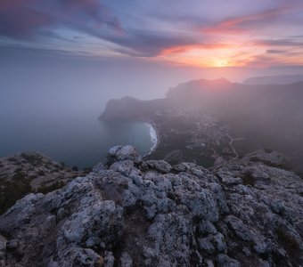 Нежная палитра заката