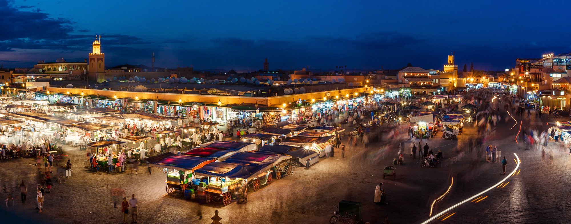 Марокко. Ночной базар в Марракеше