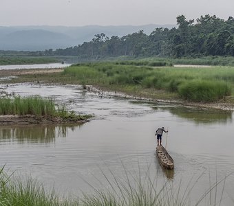 Canoe man