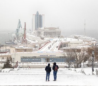 Последний день зимы в Одессе.