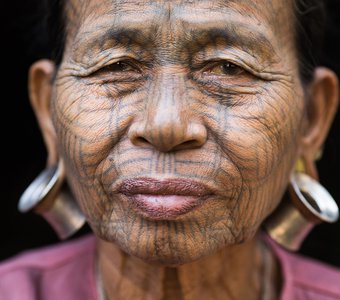 Женщина из штата Чин. Мьянма