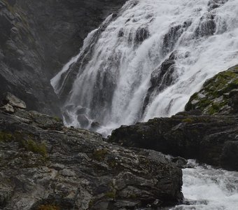 Водопад во Фломе(Норвегия)