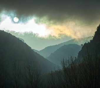 Ранним утром в горах Андорры