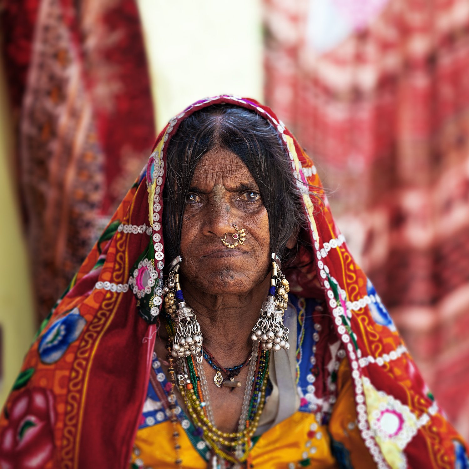 Портрет цыганки из племени Ламбани