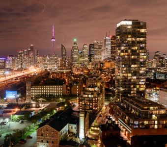 Ночной Торонто