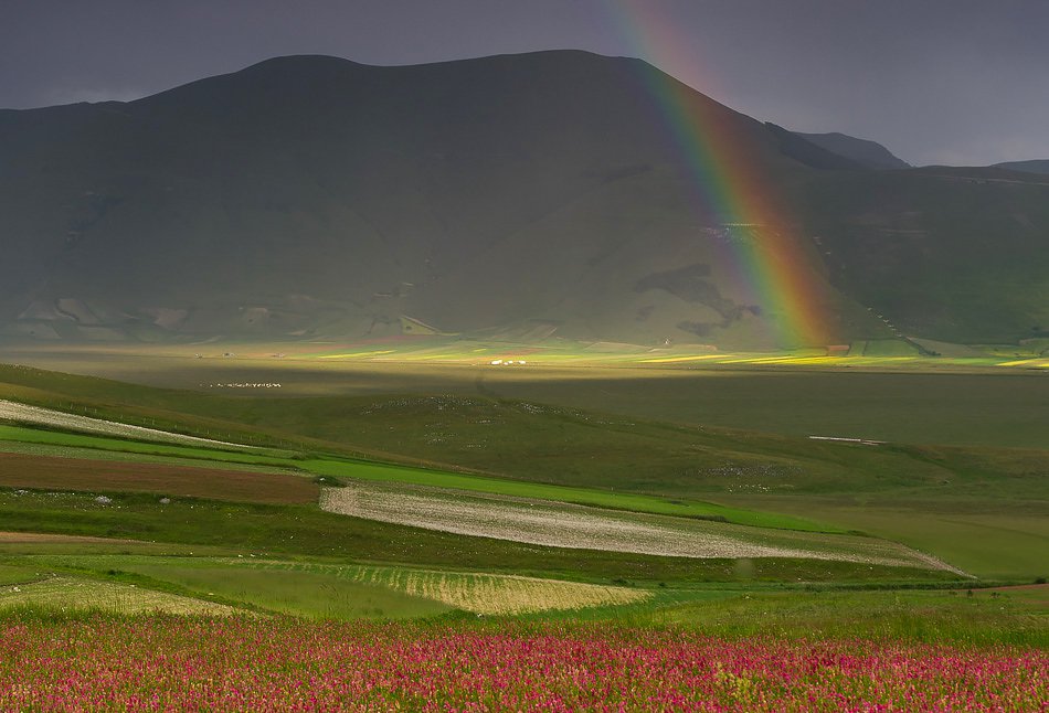 Радуга в Монти Сибиллини.