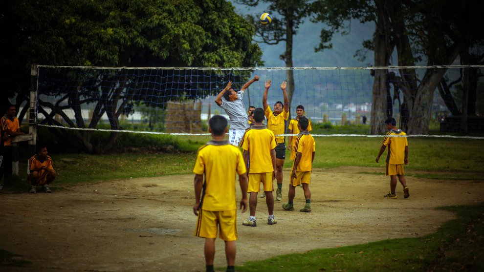 Волейбол в Покхаре