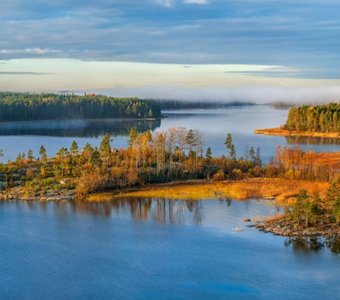 Шхеры Ладожского озера.