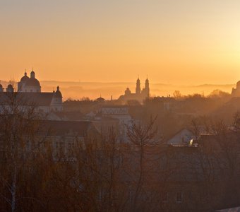 Раннее утро в Вильнюсе