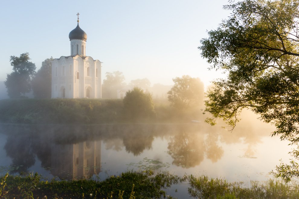 Церковь Покрова Бийск ночь