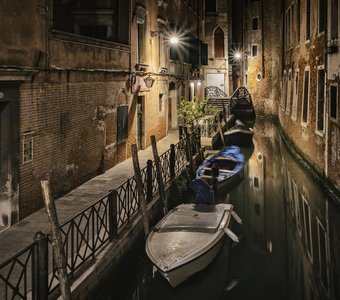 ночная улица Венеции