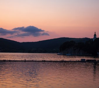 Розовый закат