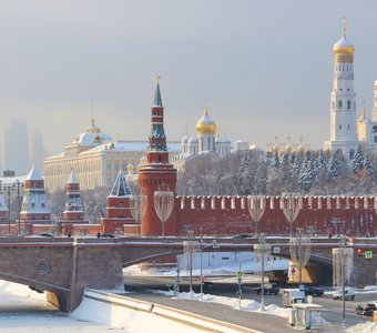 Московский Кремль в минус 28