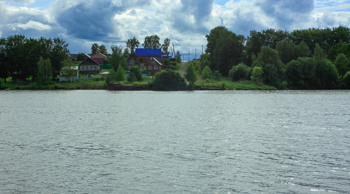 Деревня Иванов Бор возле реки Шексна / The village Ivanov Bohr near the  Sheksna River — Фото №343828