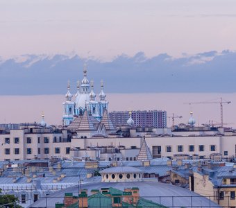 Петербург в лучах заката