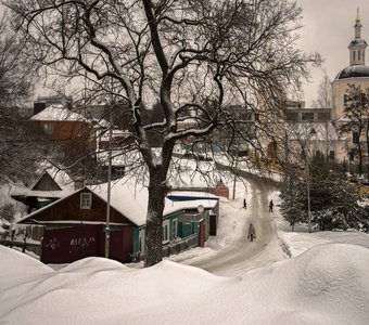 Утро маленького городка