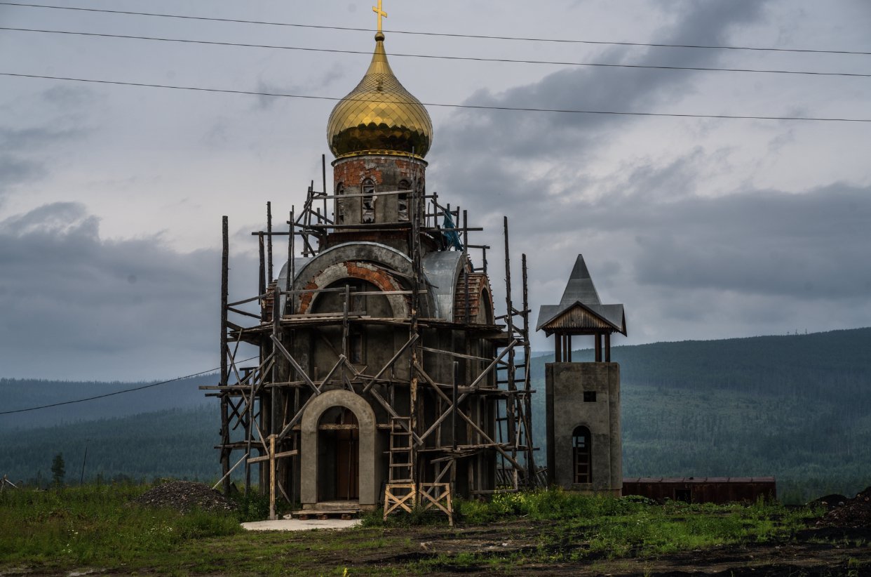 Маленькая церковь в Сибири