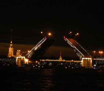 Развод мостов г. Санкт-Петербург