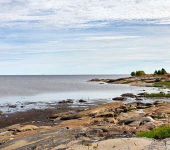 Малая вода на Белом море.