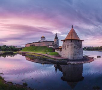 Июльское Утро В Пскове.