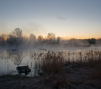 Морозное весеннее утро