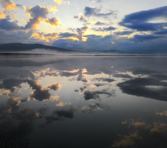 Рассвет на Гусином озере