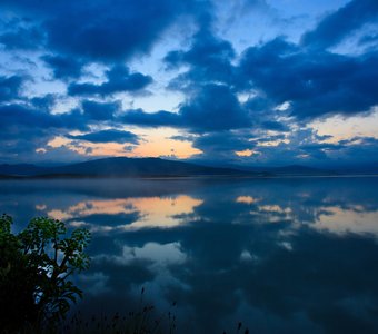 Рассвет на Гусином озере