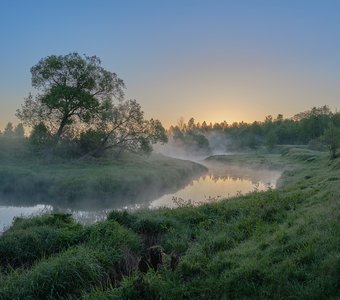 Утро на реке Киржач